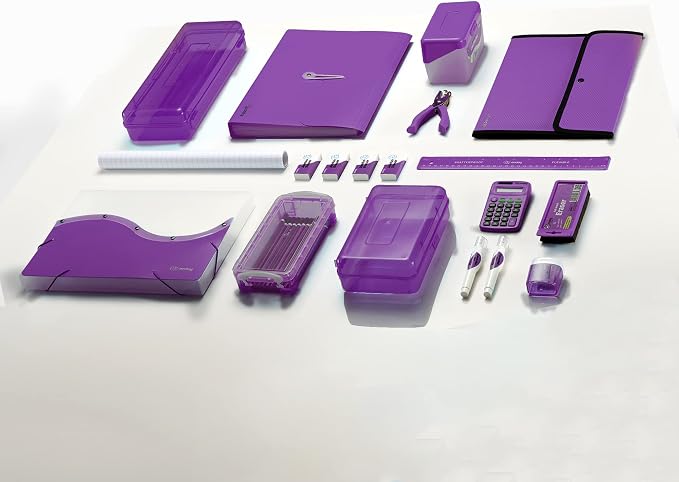 Enday Index Card Holder Purple, 3x5 Note Flash Card Organizer Case, Index Card - Image 7