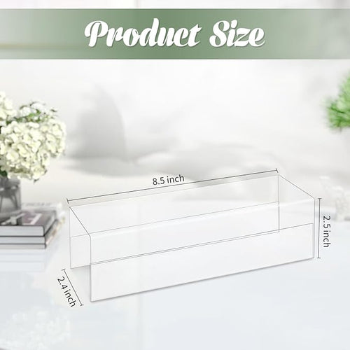 10 Pieces Cubicle Name Plate Holders fits 2.25 Inch Wall Cubicle Name Tags - Image 2