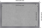Amanti Art Grey Framed Magnetic Board 22x34 Large Vision Board - Image 3