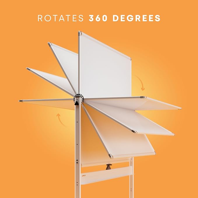 Rolling Dry Erase Board 60 x 46 - Image 5