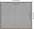 Amanti Art Silver Framed Magnetic Board 43x51 Oversize Vision Board - Image 4