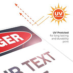 Custom Danger Sign, OSHA Sign, 18x24 Inches, Rust Free .063 Aluminum, Fade - Image 7