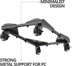 Bytesium PC Tower Stand – Metal Frame – Adjustable Width and Length – 4 Locking - Image 7