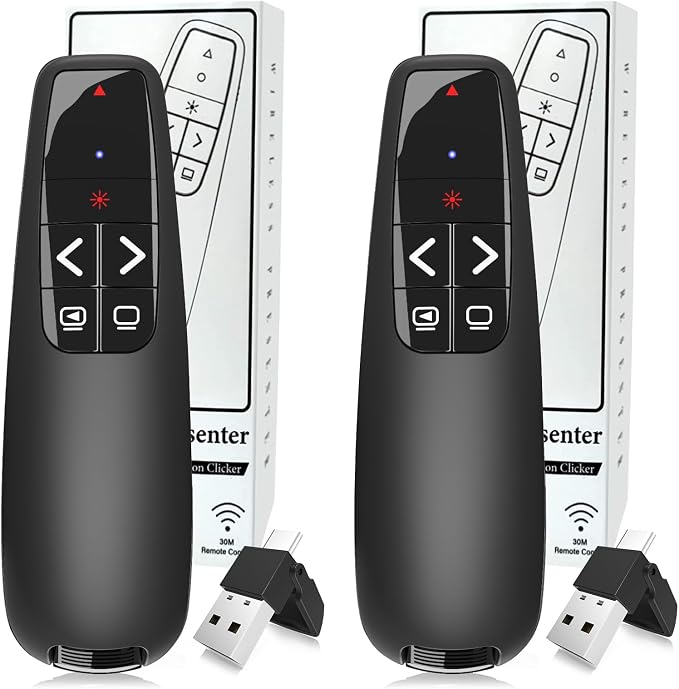 Wireless Presentation Clicker PowerPoint Presenter Remote: Clicker by VILNIU%C2%AEPresentationClicker