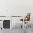 Laura Davidson Furniture STOCKPILE Mini Seated 2 Drawer Mobile File Cabinet - Image 2