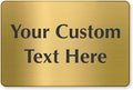 SmartSign Custom Brass Sign by SmartSign