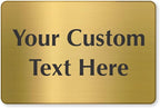 SmartSign Custom Brass Sign by SmartSign