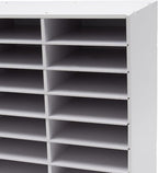 DYRABREST Mail Sorter Organizer 24 Compartments Wood Countertop Literature - Image 5