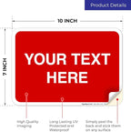 Personalized Custom Red Background Customize - Image 2