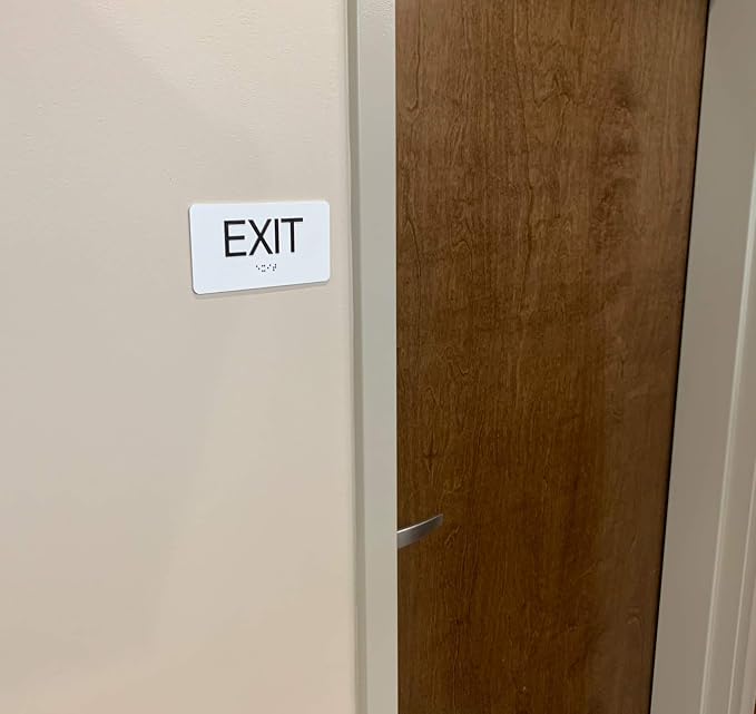 ADA Compliant Sign with Braille - Image 3