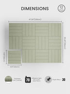 Bumusty Large Cork Board Alternative-47 x35 Felt Bulletin Board Tiles, - Image 2