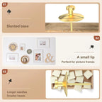 50pcs Gold Thumb Tacks for Picture Hangers - Image 3