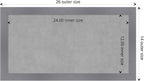 Amanti Art Grey Framed Magnetic Board 14x26 Small Vision Board - Image 4