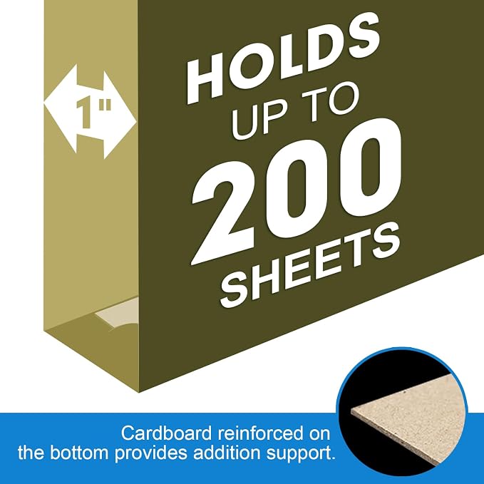 Extra Capacity Hanging File Folders, RAZCC 30 Pack Letter Size Reinforced - Image 3