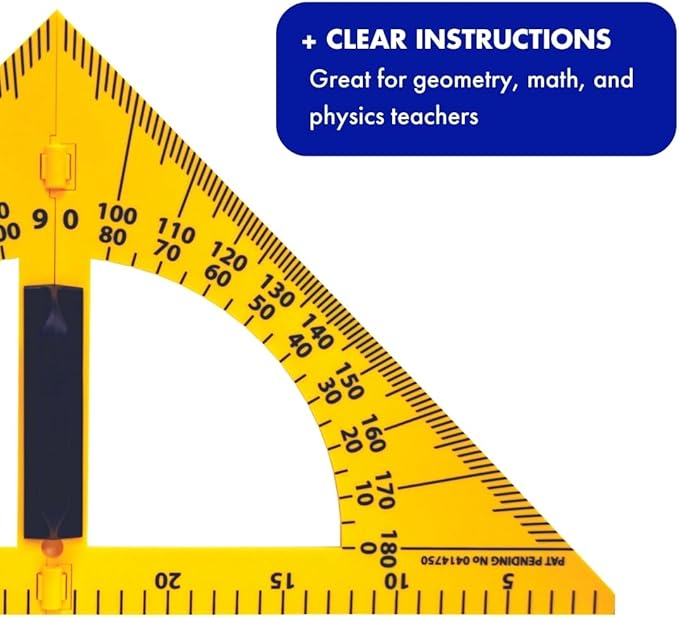 Helix - Magnetic Classroom Whiteboard Geometry 4 Piece Set - Compass - 2 - Image 5