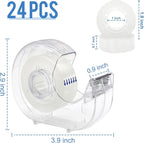 JEFURE 24 Pcs Transparent Tape - Image 2