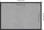 Amanti Art Black Framed Magnetic Board 25x37 Large Vision Board - Image 4