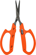 Saboten Stainless Steel Straight Blade Trimming Scissors Orange PT-12 160mm by DL+Wholesale