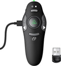 DinoFire Green Presentation Clicker Wireless Presenter Remote, RF 2.4GZ by DinoFire
