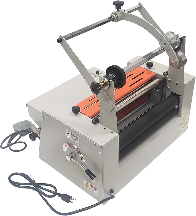 WYDDDARY 14.17"/360MM Electric Steel Roller Thermal Laminator - Image 8