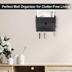 Lucundm Mail and Key Holder Wall Mount - Image 2