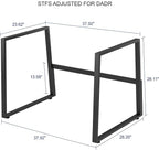Rocelco 37.5" Height Adjustable Standing Desk Converter - Image 5