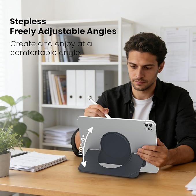 Nillkin Adhesive Tablet Stand, 0.14 inch Invisible Slim iPad Holder, Stepless - Image 6