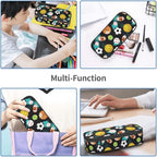 Sport Cool Ball Pattern Pencil Case Big Capacity Storage Pencil Pouch - Image 8