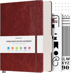 OFFIGIFT Bullet Dotted Journal Notebook, 312 Numbered Pages A5 Hardcover by OFFIGIFT