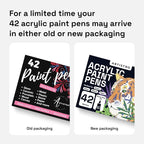 ARTISTRO 42 Acrylic Paint Pens, Art Set Acrylic Markers - Image 2