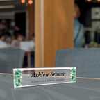 Signs ByLITA Floral Pattern Customized Nameplate | Eucalyptus Personalized Full - Image 4