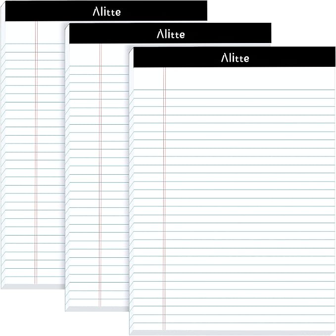 Alitte Legal Notepads 8.5 x 11, No Ink Bleeding by Alitte