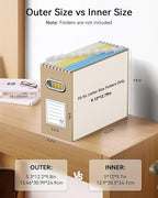 Oterri Cardboard File Organizer Box - Image 2