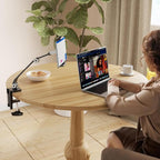 suptek Aluminum Alloy Cell Phone Desk Mount Stand 360° Tablet Stand and Holders - Image 5