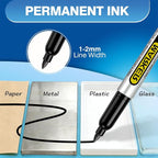 SFAIH Green Permanent Markers Bulk - Image 5