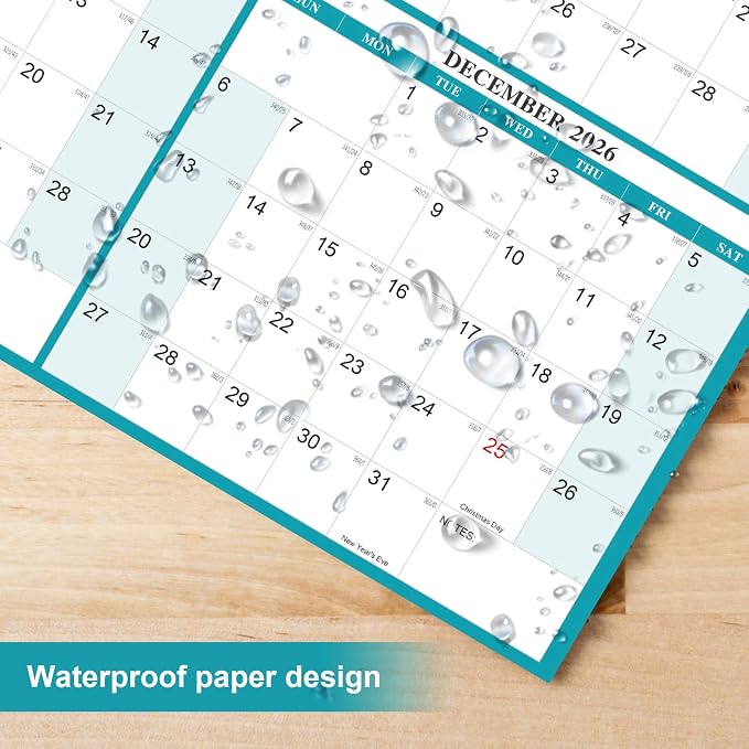 32" x 48" Exellewis 2026 Wall Calendar Erasable, Wet & Dry Erase Large - Image 4