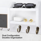 Lwenki Mail and Key Holder – Wall Mount Key Hanger - Image 4