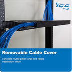 ICC 1U Finger Duct Cable Manager Panel - Image 6