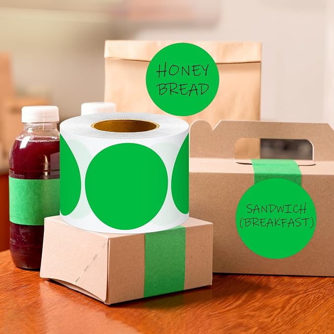 3 Inch Round Color Coding Labels - Image 6