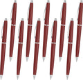 DISCOUNT PROMOS Langham Ballpoint Pens Set of 10, Bulk Pack by DISCOUNTPROMOS