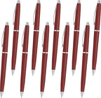 DISCOUNT PROMOS Langham Ballpoint Pens Set of 10, Bulk Pack by DISCOUNTPROMOS