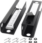 Yecaye 2 Pack Cable Management Under Desk, 31.5 in Under Desk Cable Management by Yecaye