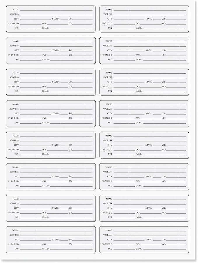 Pale Peony Address Book - Image 6