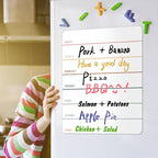 2 Pieces Magnetic Weekly Dry Erase Boards Erasable Weekly Calendars Whiteboard - Image 3