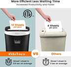VidaTeco Paper Shredder for Home Office Heavy Duty - Image 4