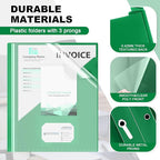 Teling 24 Pcs Clear Front Report Covers - Image 3