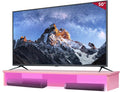 TV Riser Stand with LED Lights, 42.5" Super Large Monitor Stand Riser, Tabletop by Qupui