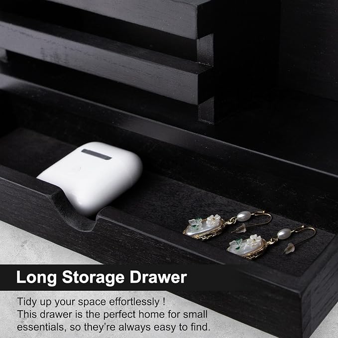Lucundm Key Holder Wall Mount, Mail Holder - Image 3