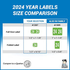 MINI 2024 Year Stickers, Doctor Stuff 2024 Chart Stickers, Light Green Color - Image 5