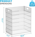 Marbrasse 6 Tier Paper Organizer Letter Tray - Image 3